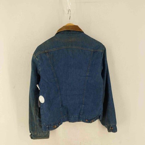 ラングラー Wrangler 70s USA製 黒タグ 衿コーデュロイ ボア デニムジャケット メンズ