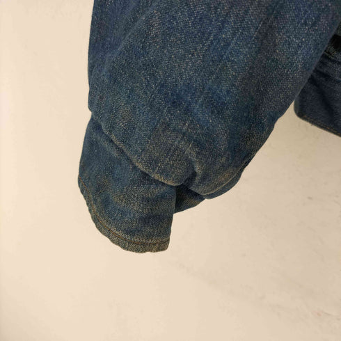 ラングラー Wrangler 70s USA製 黒タグ 衿コーデュロイ ボア デニムジャケット メンズ