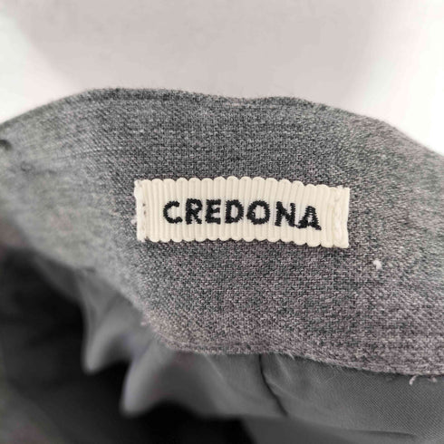 クレドナ CREDONA 25AW SAVILE WOOL TUCK TROUSERS レディース 1