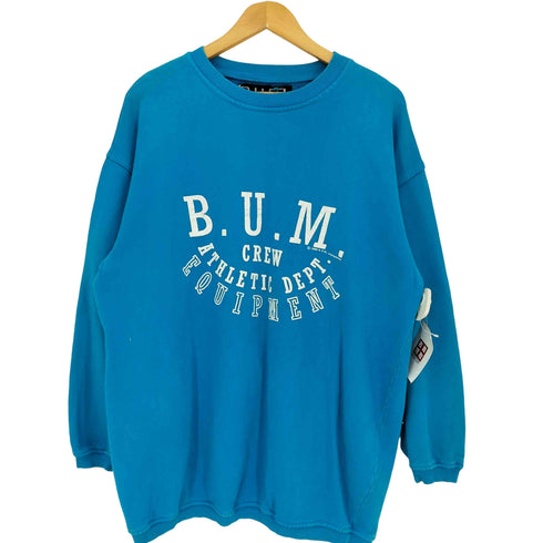 b.u.m equipment 90s 立体プリント オーバーサイズ スウェット メンズ JPN:M