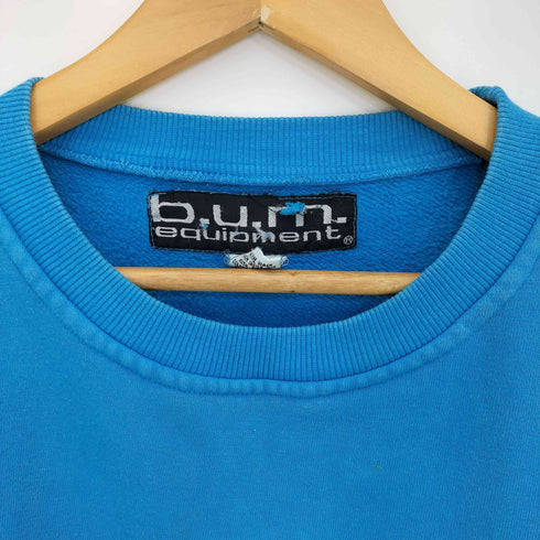 b.u.m equipment 90s 立体プリント オーバーサイズ スウェット メンズ JPN:M