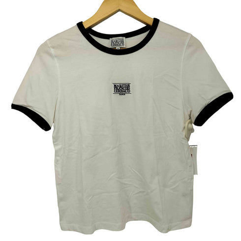 マリテフランソワジルボー MARITHE FRANCOIS GIRBAUD 25SS W CLASSIC LOGO RINGER TEE レディース import:M