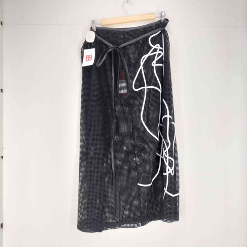 クレドナ CREDONA SKETCH EMBROIDERY MESH SKIRT レディース FREE