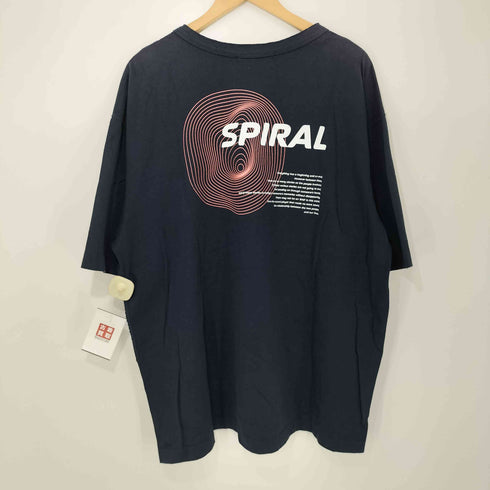 dilemma SPIRAL 両面プリント S/S Tシャツ メンズ FREE