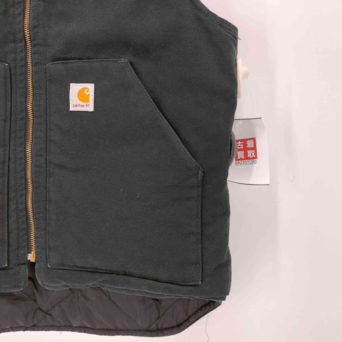 カーハート Carhartt DUCK VEST ブラック ダック ベスト メンズ import:M