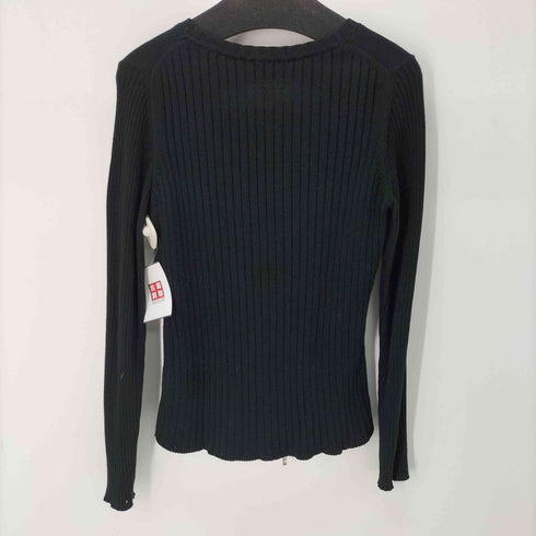 ヒューゴボス HUGO BOSS Y2K ジップデザイン リブニットセーター メンズ import:L