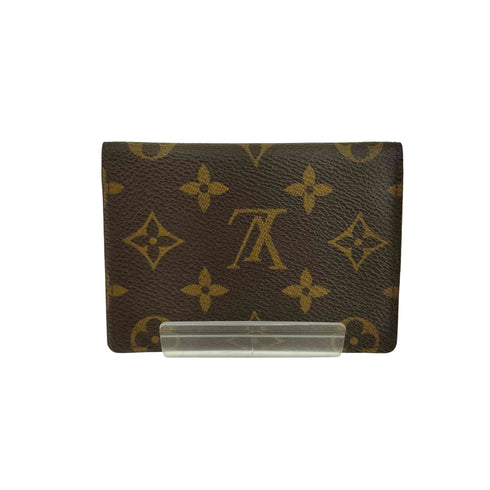 ルイヴィトン LOUIS VUITTON 2003年製 ポルト2カルトヴェルティカル モノグラム パスケース レディース