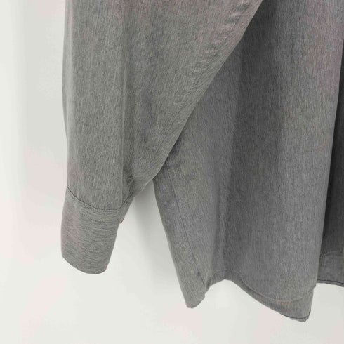 LE COLLEZIONI POSITANO 比翼 スタンドカラー L/S シャツ メンズ XXL