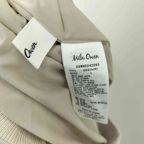 ミラオーウェン Mila Owen 24SS ドレープデザインフレアスカートニット レディース JPN:1