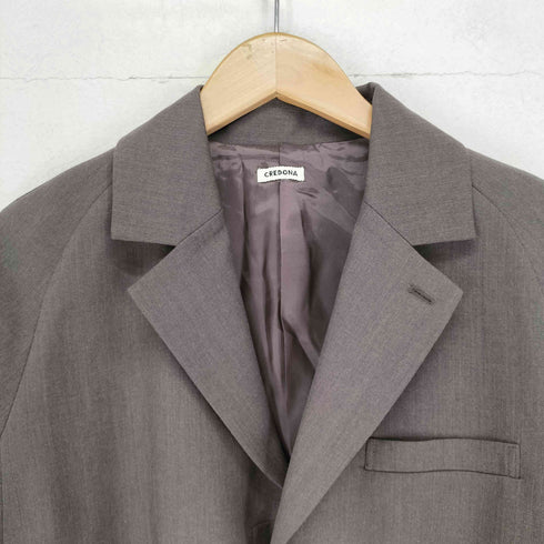 クレドナ CREDONA SAVILE WOOL HOOK JACKET レディース 0