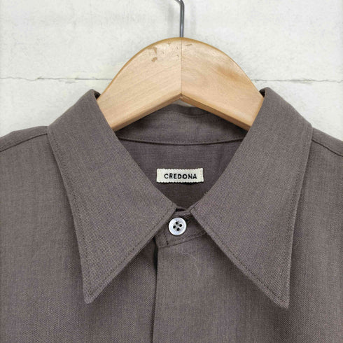 クレドナ CREDONA 25AW SAVILE WOOL SHIRT レディース FREE