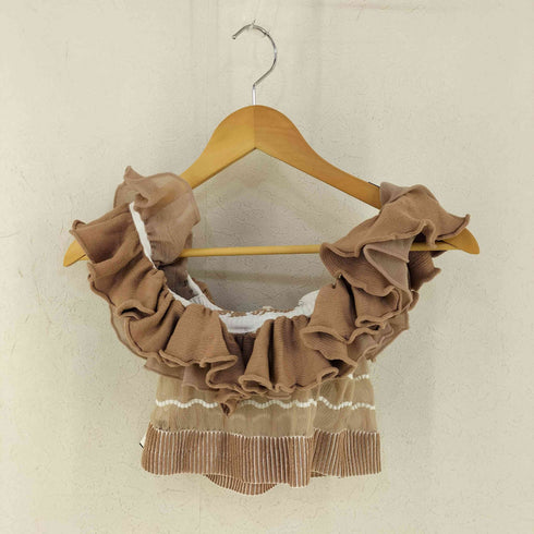 NADIA WIRE Ruffle TOP レディース JPN:1