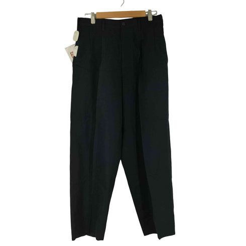 ワイズフォーメン Ys for men 90S 100番台 ウールギャバ 2タック センタープレスワイドスラックス メンズ JPN:4
