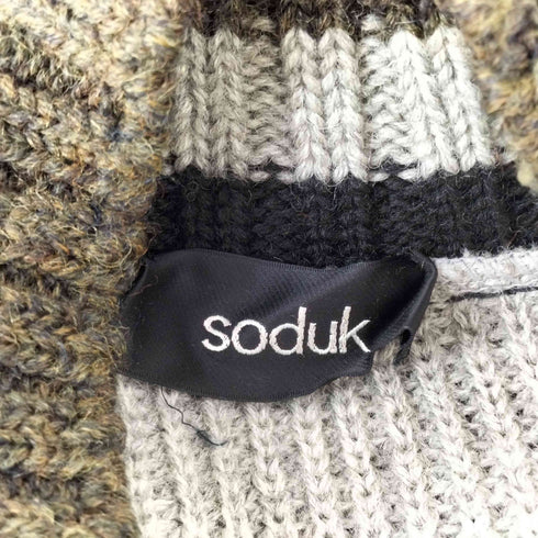 スドーク soduk 23SS up side down knit top レディース