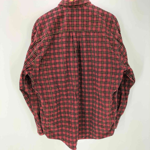 エディーバウアー Eddie Bauer 00S コットン L/S チェック フランネル シャツ メンズ import:M