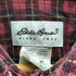 エディーバウアー Eddie Bauer 00S コットン L/S チェック フランネル シャツ メンズ import:M