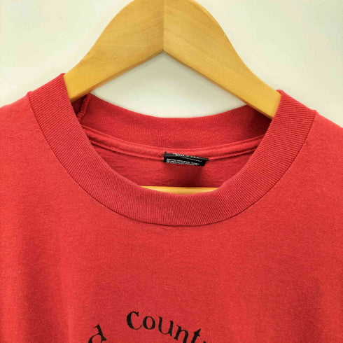 フルーツオブザルーム FRUIT OF THE LOOM BEST 90S USA製 Lands End Country Hoedown Picnic 1993 プリント 半袖 Tシャツ シングルステッチ メンズ import:L
