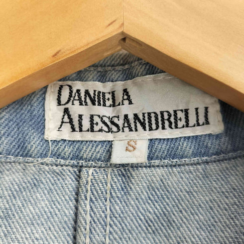 ダニエレアレッサンドリーニ DANIELE ALESSANDRINI スナップボタン スタッズ装飾 デニムジャケット レディース import:S
