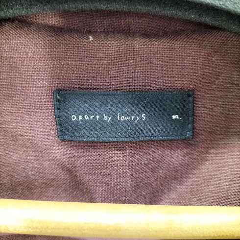 アパートバイローリーズ apart by lowrys リネン テーラードジャケット&ベルト付 ショーツ セットアップ レディース JKT:M/パンツ:M