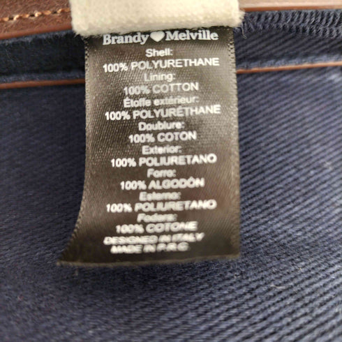 Brandy Melville ブラウン バックル ハンドバッグ レディース