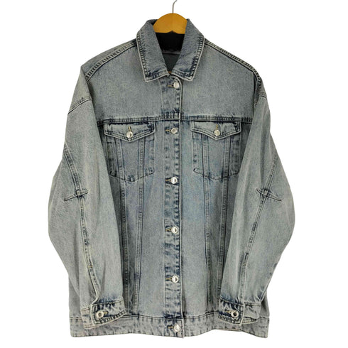 ザラ ZARA オーバーサイズ デニムジャケット レディース US M