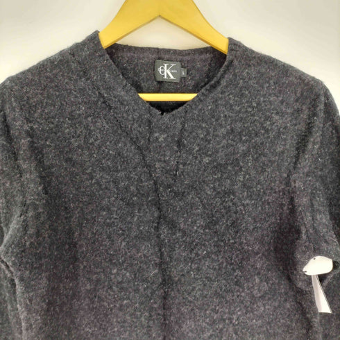 シーケーカルバンクライン ck Calvin Klein Vネック ウールニット メンズ import:L