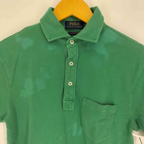 ポロラルフローレン POLO RALPH LAUREN CUSTOM SLIM FIT ポニー刺繍 S/S ポロシャツ メンズ import:XS
