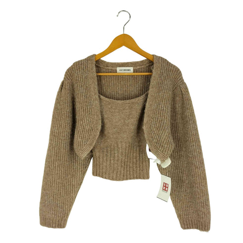 リリーブラウン Lily Brown 22AW アンサンブルボレロニットカーディガン レディース ONE SIZE