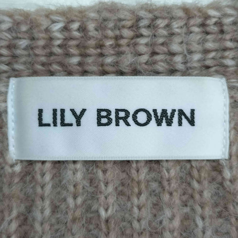 リリーブラウン Lily Brown 22AW アンサンブルボレロニットカーディガン レディース ONE SIZE
