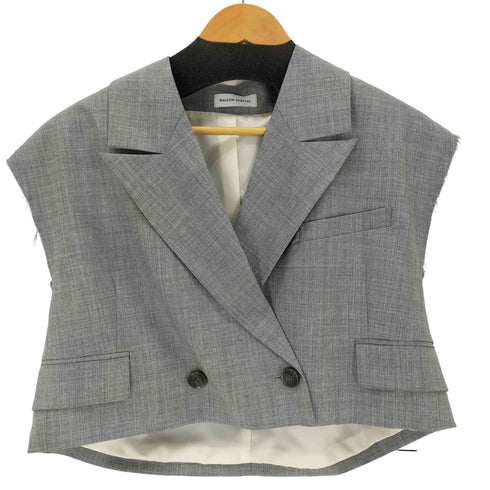 メゾンスペシャル MAISON SPECIAL カットオフ Short Gilet レディース FREE