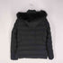 ザラ ZARA ファー フーデッド ダウンジャケット レディース import:XL