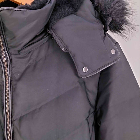 ザラ ZARA ファー フーデッド ダウンジャケット レディース import:XL