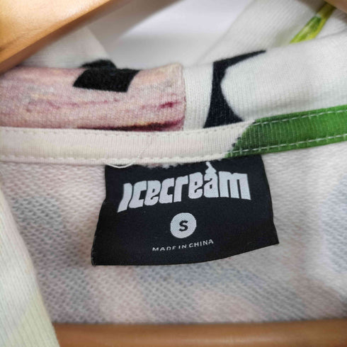 ICECREAM ボタニカルデザイン プルオーバー パーカー メンズ import:S