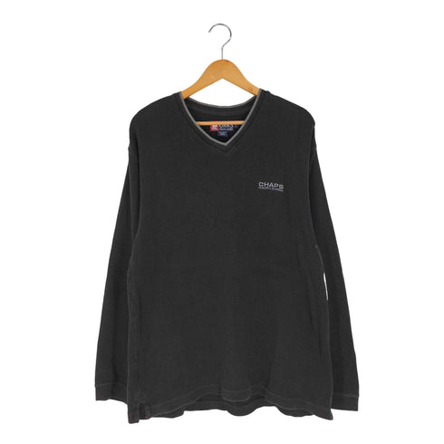 チャップスラルフローレン CHAPS RALPH LAUREN 90S Vネック コットンニット メンズ import:M
