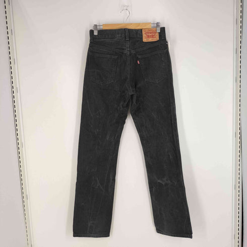 リーバイス Levis 00S メキシコ製 505 REGULAR FIT 後染めブラックデニム メンズ W30/L34