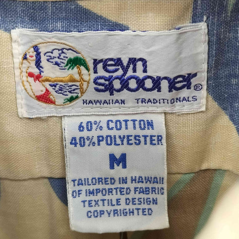 レインスプーナー Reyn Spooner 90S アロハ プルオーバーシャツ メンズ JPN:M