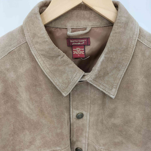 エディーバウアー Eddie Bauer SEATTLE SUEDE スエード トラッカージャケット メンズ L