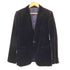 ユナイテッドアローズ UNITED ARROWS BLUE LABEL コットン ベロア 1B テーラードジャケット メンズ import:M