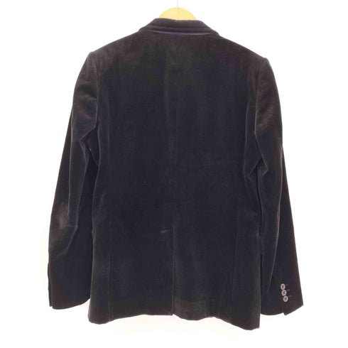 ユナイテッドアローズ UNITED ARROWS BLUE LABEL コットン ベロア 1B テーラードジャケット メンズ import:M