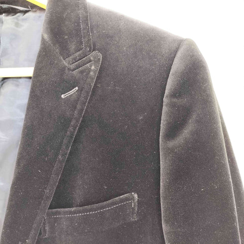 ユナイテッドアローズ UNITED ARROWS BLUE LABEL コットン ベロア 1B テーラードジャケット メンズ import:M