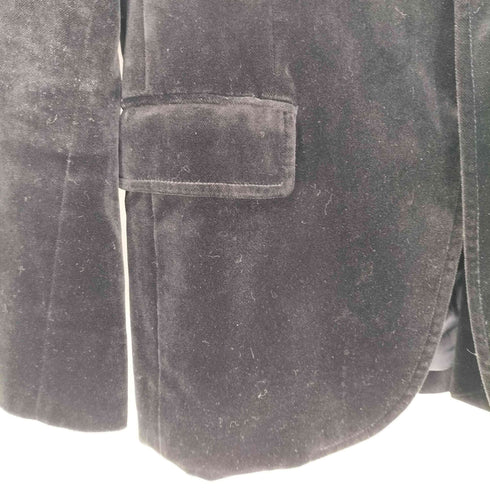 ユナイテッドアローズ UNITED ARROWS BLUE LABEL コットン ベロア 1B テーラードジャケット メンズ import:M