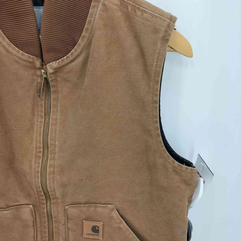 カーハート Carhartt メキシコ製 裏キルティング ワーク ダックベスト メンズ import:S