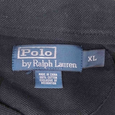 ポロバイラルフローレン Polo by RALPH LAUREN ポニー刺繍 シェルボタン 鹿の子 コットンカーディガン メンズ import:XL