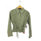P.W.Classic ストライプ クロップドシャツ レディース import:M