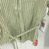P.W.Classic ストライプ クロップドシャツ レディース import:M