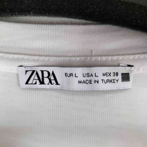 ザラ ZARA バックデザイン S/S Tシャツ レディース import:L