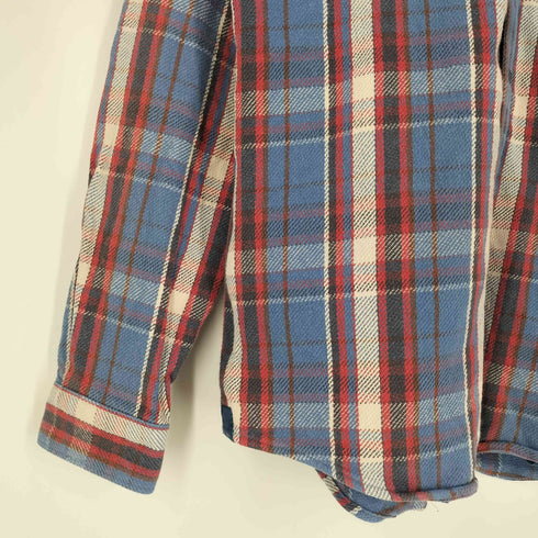 デラックス DELUXE チェック ヘビーネルシャツ メンズ JPN:L