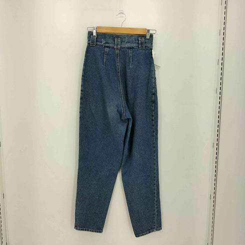 FILIPPO TOTTI ハイウエスト ウォッシュ加工 タックデニムパンツ レディース