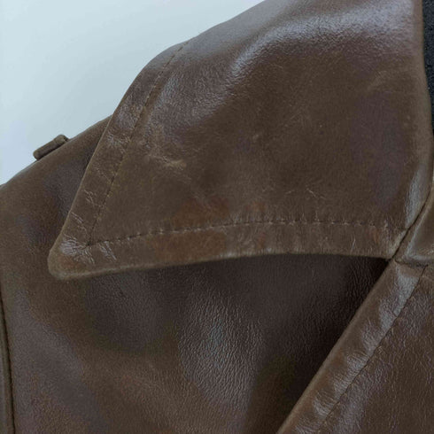 カルバンクライン CALVIN KLEIN カウレザートレンチコート レディース 2