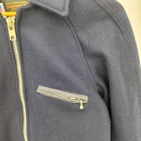 スクーカム SKOOKUM USA製 ヴァージンウール ダブルジップ スポーツジャケット メンズ US:34